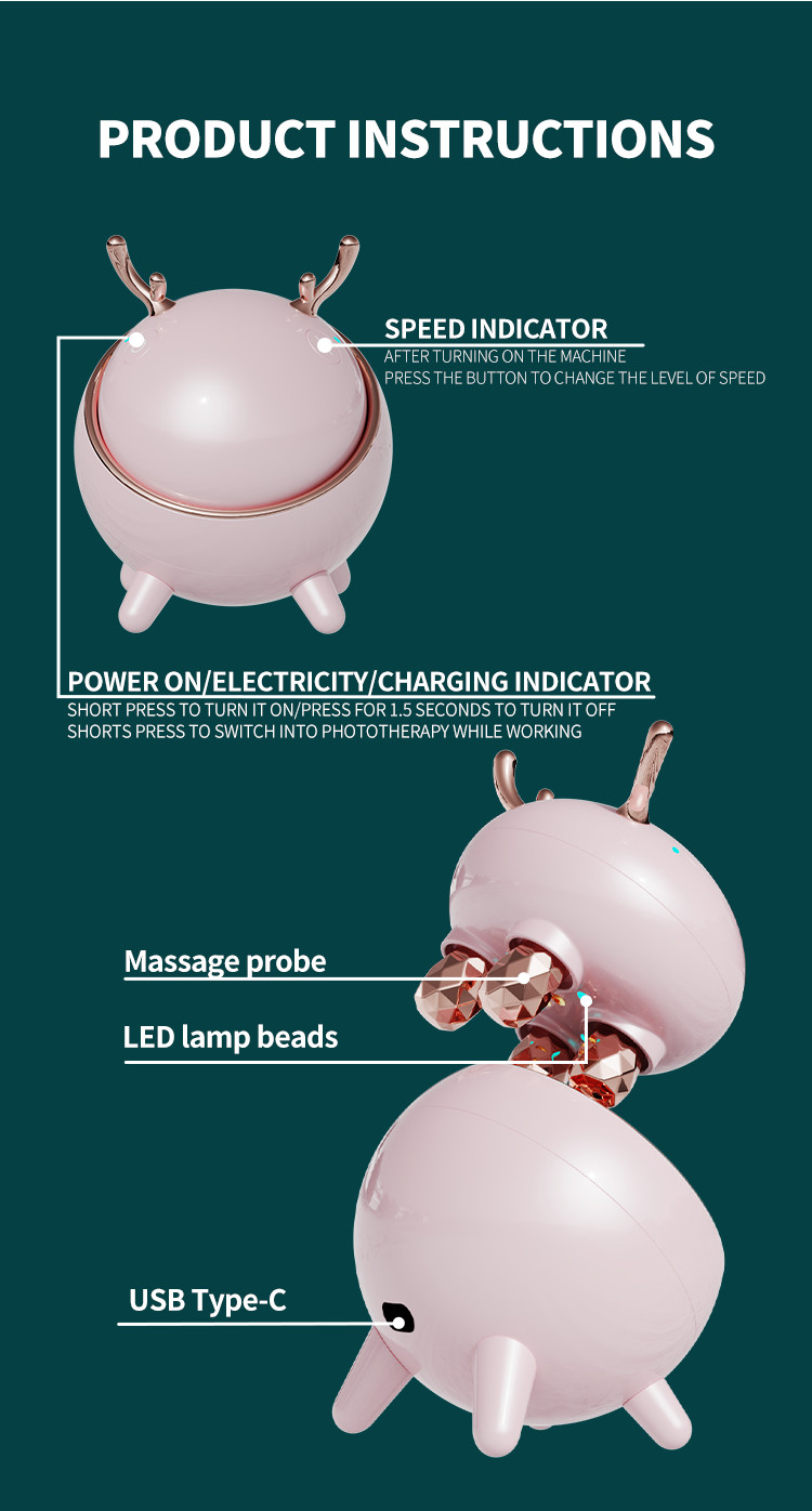 BI01 pripomoček za masažo obraza EMS naprava za dviganje in zategovanje1