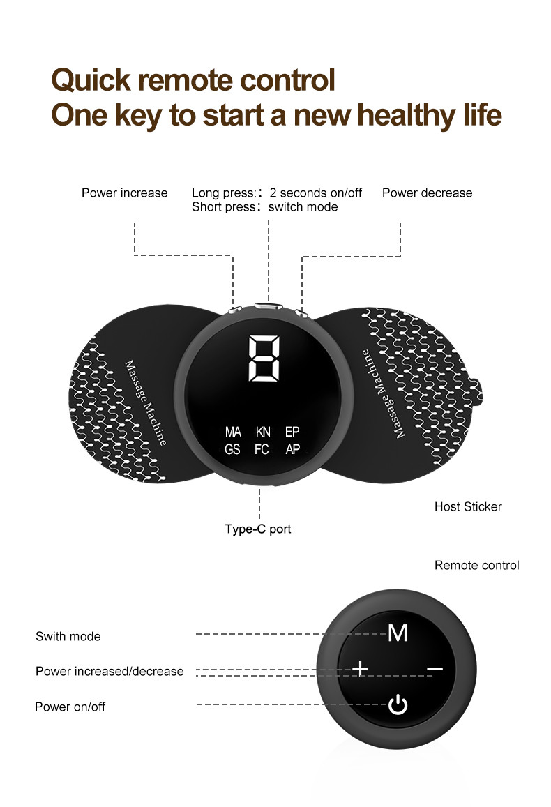 PM17 wireless chaw taws teeb tswj massage5