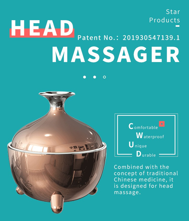 Новий вібраційний масаж голови PM291
